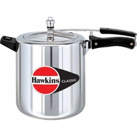 Hawkins Cooker Hawkins Classic Pressure Cooker (Tall), 8 Litre, Silver (CL8T)