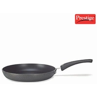 TTK PRESTIGE Prestige Omega Select Plus Non-Stick Aluminium Fry Pan, 25cm, Black (Small Size)-(non induction)