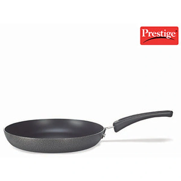 TTK PRESTIGE Prestige Omega Select Plus Non-Stick Aluminium Fry Pan, 25cm, Black (Small Size)-(non induction)
