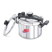 TTK Prestige Ltd Prestige Stainless Steel Svachh Clip-on 5ltr Cooker