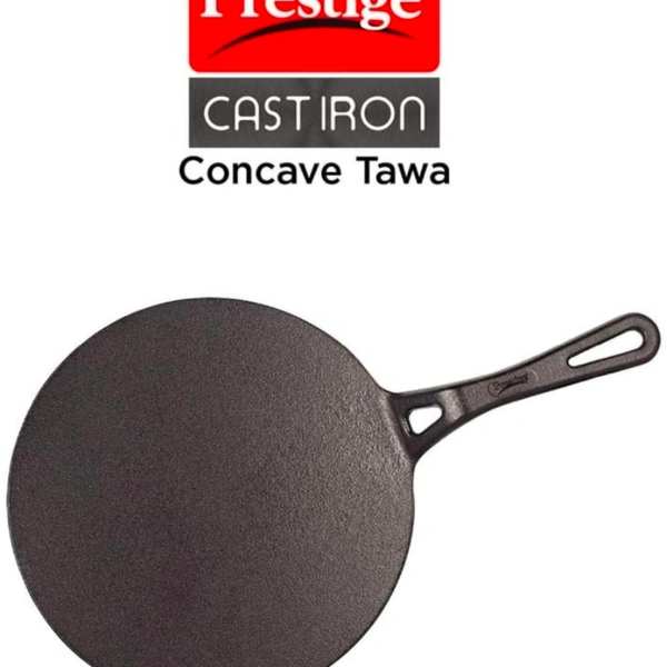 TTK Prestige Prestige Cast Iron Concave Tawa 250mm