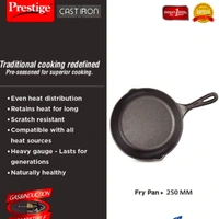 TTK Prestige Prestige Cast Iron Fry Pan, 250 mm