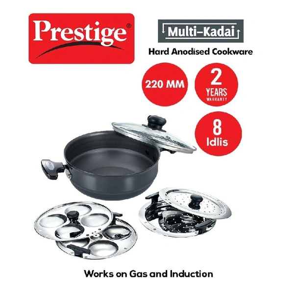 Ttk Prestige Prestige Hard Anodized Multi Kadai 220 