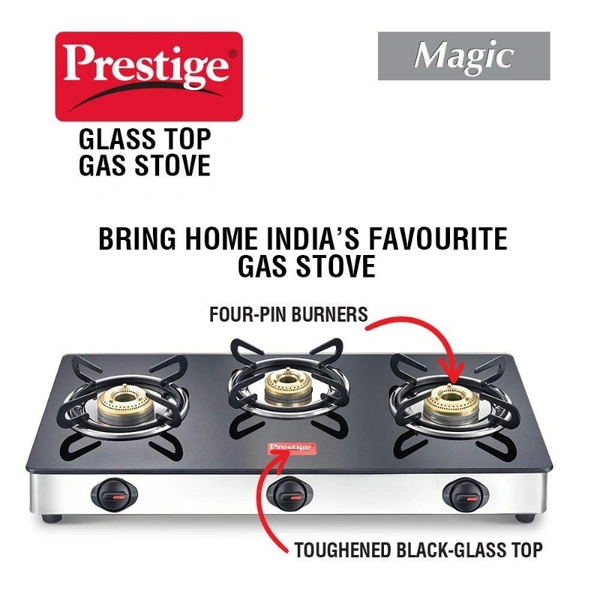 Prestige Magic 3 Burner GTMC 03SS