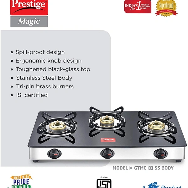 Prestige Magic 3 Burner GTMC 03SS