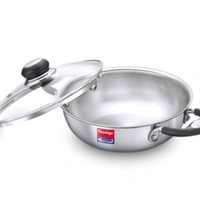 Ttk Prestige Tri Ply Splendor Kadai 220mm, 2.1 litres