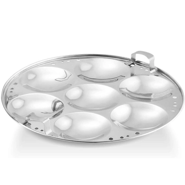 AK Empires Stainless Steel Multi Kadai With 2 Idle Plate,2 Dhokla Plate ,1 Patra Plate ,1 Mini Idle Plate