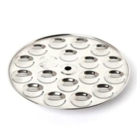 AK Empires Stainless Steel Multi Kadai With 2 Idle Plate,2 Dhokla Plate ,1 Patra Plate ,1 Mini Idle Plate