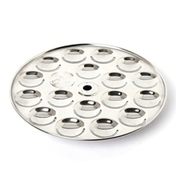 AK Empires Stainless Steel Multi Kadai With 2 Idle Plate,2 Dhokla Plate ,1 Patra Plate ,1 Mini Idle Plate