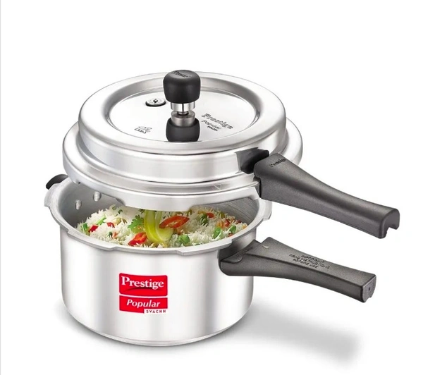TTK Prestige  Popular Svachh Cooker 1.5l - Svachh Aluminium Pressure Cooker bringd the best cooking experience to your kitchen. Its unique desi
