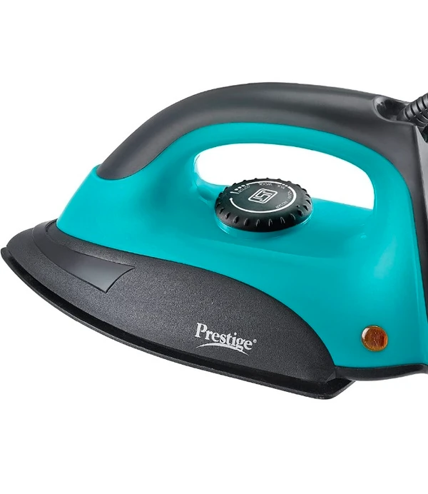 Prestige Magic Dry Iron - PDI 07 - Greblon Coated Sole PlateAdjustable Thermostat ControlLED Power Indicator, Swivel Cord for Easy Iron