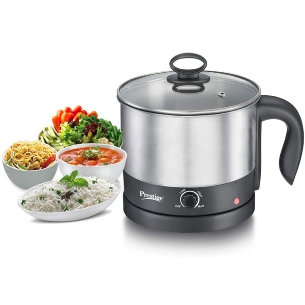 Ttk Prestige Marvel Plus Glass Top Gas Table- GTM 02 SS Get PMC 1.0 MULTI KETTLE FREE - Spill proof design.Ergonomically designed Knobs.High efficiency tri pin Burners.Elegant black toughe