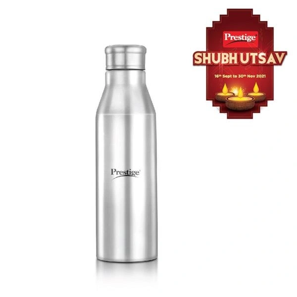 PSWBC 17 Stainless Steel Spill Free Water Bottle, Litre, Silver
