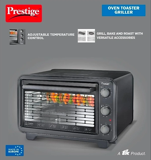 TTK Prestige Oven Toaster Griller with Rotisserie and Convection, 32 L