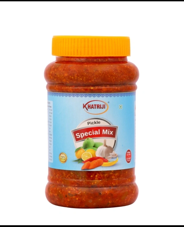KHATRIJI MIX PICKLE  - Yellow, 500g