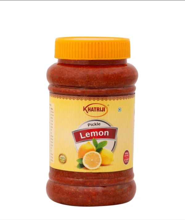 KHATRIJI LEMON PICKLE - 500g, Red