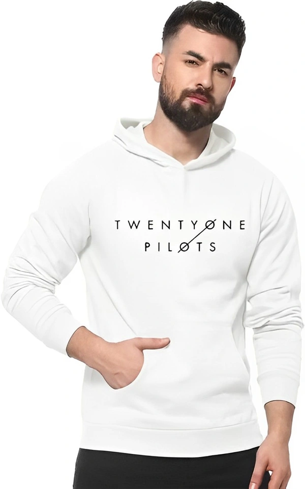 Full Sleeve Graphic Print Men - White