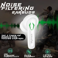 Mytrack Low Latency Gaming Deep Bass With Microphone V5.0 10 hrs Battery Bluetooth Headset - Black