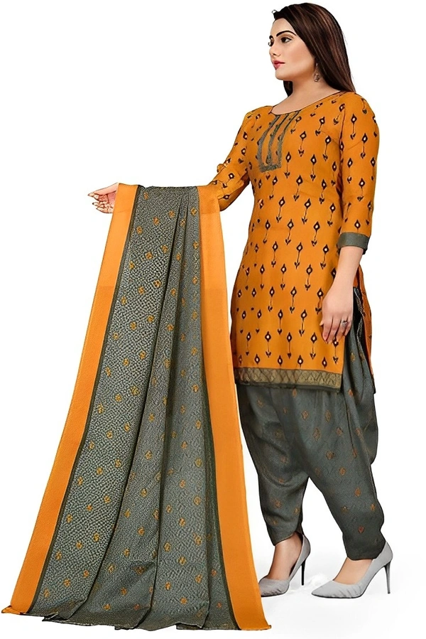 Anny Deziner Indi Printed Kurta - Web Orange
