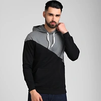 SKITTZZ Full Sleeve Self Design Men Sweatshirt - Black, Free