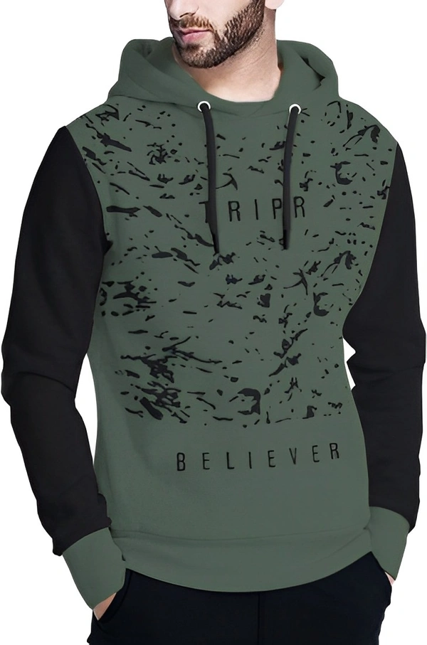 TRIPR Full Sleeve Printed Men Sweatshirt - Red, S