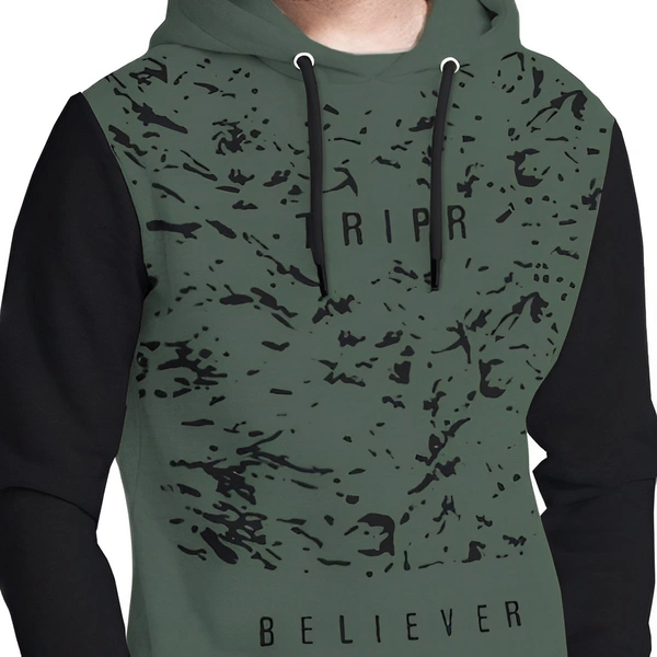 TRIPR Full Sleeve Printed Men Sweatshirt - Red, S