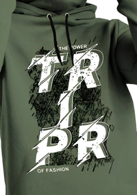 TRIPR Full Sleeve Printed Men Sweatshirt - Japanese Laurel