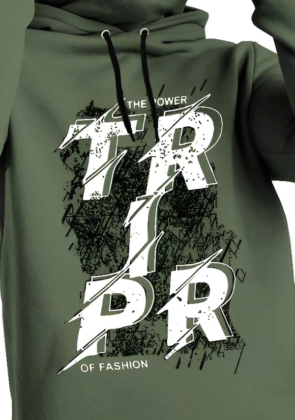 TRIPR Full Sleeve Printed Men Sweatshirt - Japanese Laurel