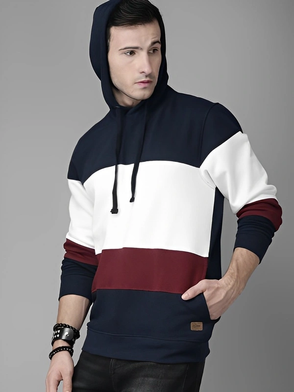 Roadster Full Sleeve Color Block Men Sweatshirt