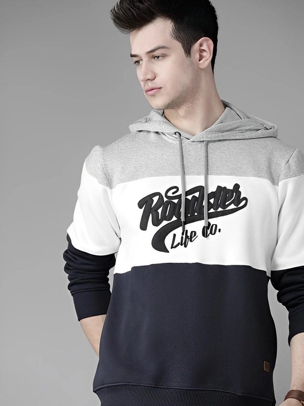 Roadster Full Sleeve Color Block Men Sweatshirt