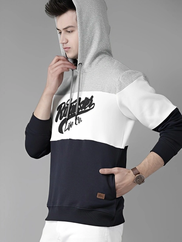 Roadster Full Sleeve Color Block Men Sweatshirt
