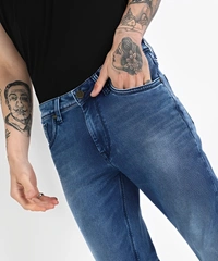 LAWMAN Slim Men Blue Jeans - Navy Blue, 32