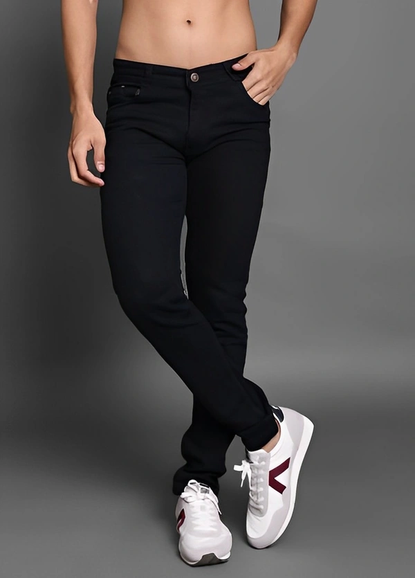 Lzard Regular Men Black Jeans - Black, 30