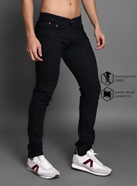 Lzard Regular Men Black Jeans - Black, 30