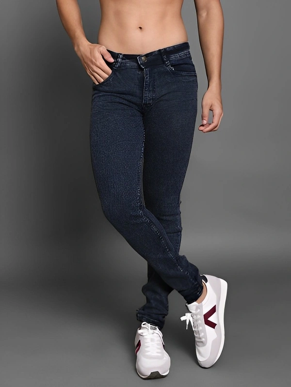 Lzard Slim Men Grey Jeans - Black, 28