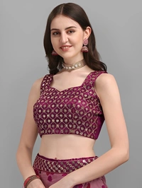 Ethnic Yard Digital Print Semi Stitched Lehenga CholiLehenga
