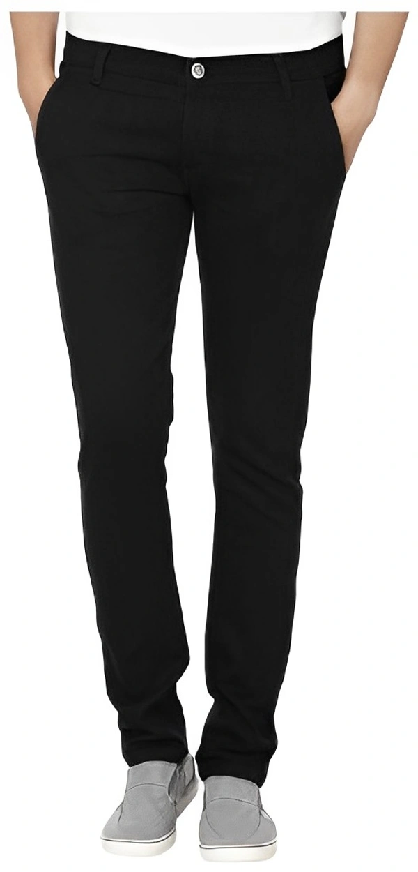 Urbano Fashion Slim Men Black Jeans - Black, 30