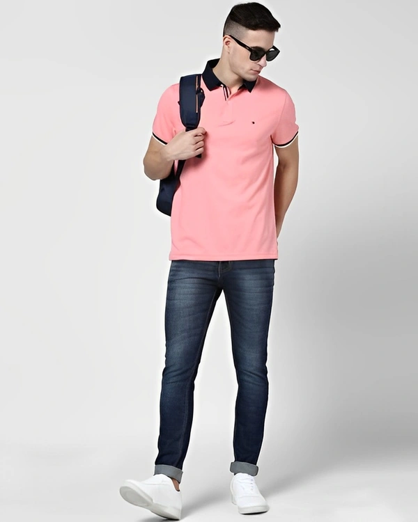 BUKKL Slim Men Blue Jeans - Navy Blue, 28