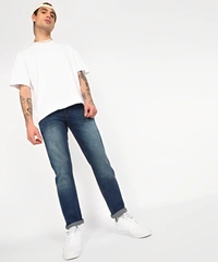 Roadster Slim Men Blue Jeans - 38