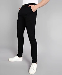 Urbano Fashion Slim Men Black Jeans - Black, 32