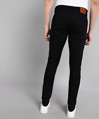 Urbano Fashion Slim Men Black Jeans - Black, 32