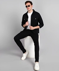 Urbano Fashion Slim Men Black Jeans - White, 38