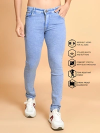 Lzard Slim Men Light Blue Jeans - 34