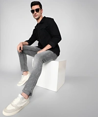 METRONAUT by Flipkart Skinny Men Grey Jeans - White, 38
