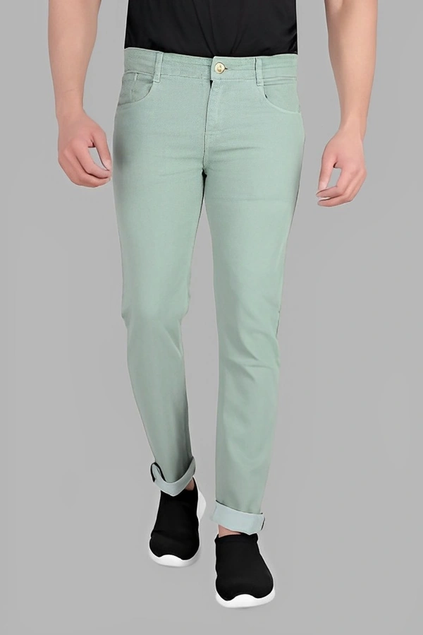 RAGZO Slim Men Light Green Jeans - Mint Green, 28