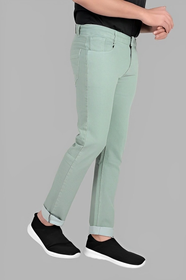RAGZO Slim Men Light Green Jeans - Mint Green, 30