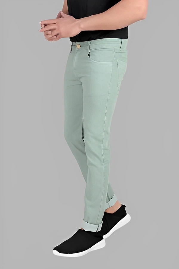 RAGZO Slim Men Light Green Jeans - Mint Green, 30
