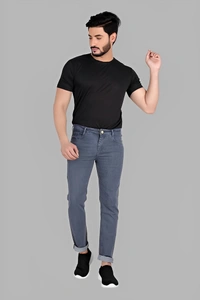 RAGZO Slim Men Dark Grey Jeans - Dove Gray, 32