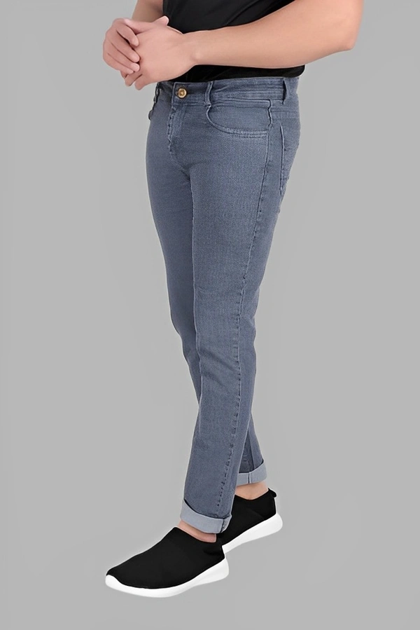 RAGZO Slim Men Dark Grey Jeans - Dove Gray, 34