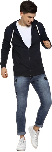 CAMPUS SUTRA Slim Men Light Blue Jeans - Navy Blue, 28